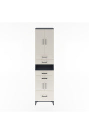 Hyperion Dolap 4 Raflı 5 Çekmeceli 4 Kapaklı 60x44x243 - S65M015V4B