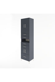 Hyperion Dolap 4 Raflı 5 Çekmeceli 4 Kapaklı 60x44x243 - S65M015V5B
