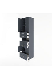 Hyperion Dolap 4 Raflı 5 Çekmeceli 4 Kapaklı 60x44x243 - S65M015V5B