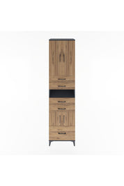 Hyperion Dolap 4 Raflı 5 Çekmeceli 4 Kapaklı 60x44x243 - S65M015V6B