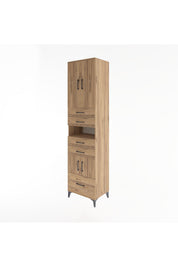 Hyperion Dolap 4 Raflı 5 Çekmeceli 4 Kapaklı 60x44x243 - S65M015V9B