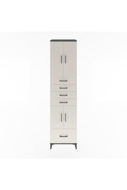 Hyperion Dolap 4 Raflı 5 Çekmeceli 4 Kapaklı 60x44x243 - S65M016V4B