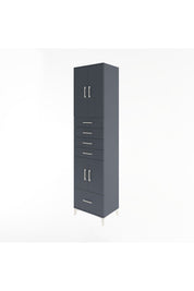 Hyperion Dolap 4 Raflı 5 Çekmeceli 4 Kapaklı 60x44x243 - S65M016V5B