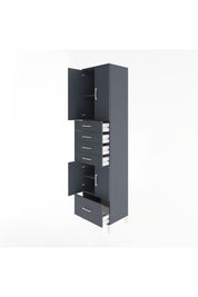 Hyperion Dolap 4 Raflı 5 Çekmeceli 4 Kapaklı 60x44x243 - S65M016V5B