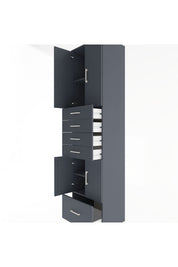 Hyperion Dolap 4 Raflı 5 Çekmeceli 4 Kapaklı 60x44x243 - S65M016V5B