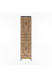 Hyperion Dolap 4 Raflı 5 Çekmeceli 4 Kapaklı 60x44x243 - S65M016V6B