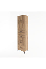 Hyperion Dolap 4 Raflı 5 Çekmeceli 4 Kapaklı 60x44x243 - S65M016V9B
