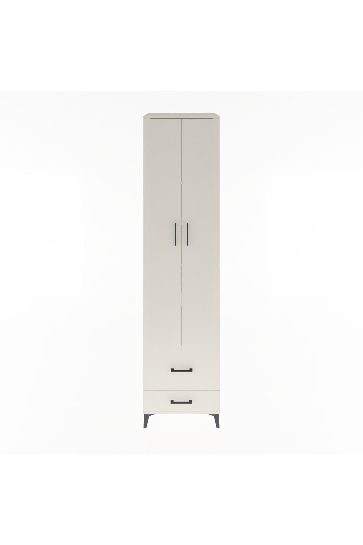 Hyperion Dolap 5 Raflı 2 Çekmeceli 2 Kapaklı 60x44x243 - S65M017V1B