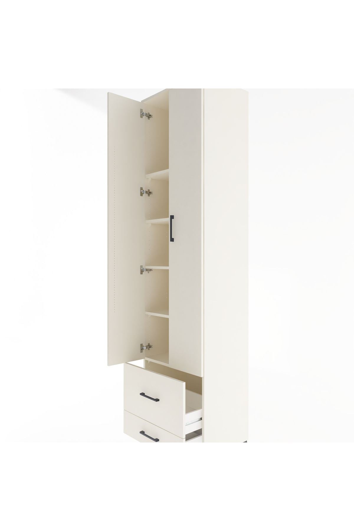 Hyperion Dolap 5 Raflı 2 Çekmeceli 2 Kapaklı 60x44x243 - S65M017V1B