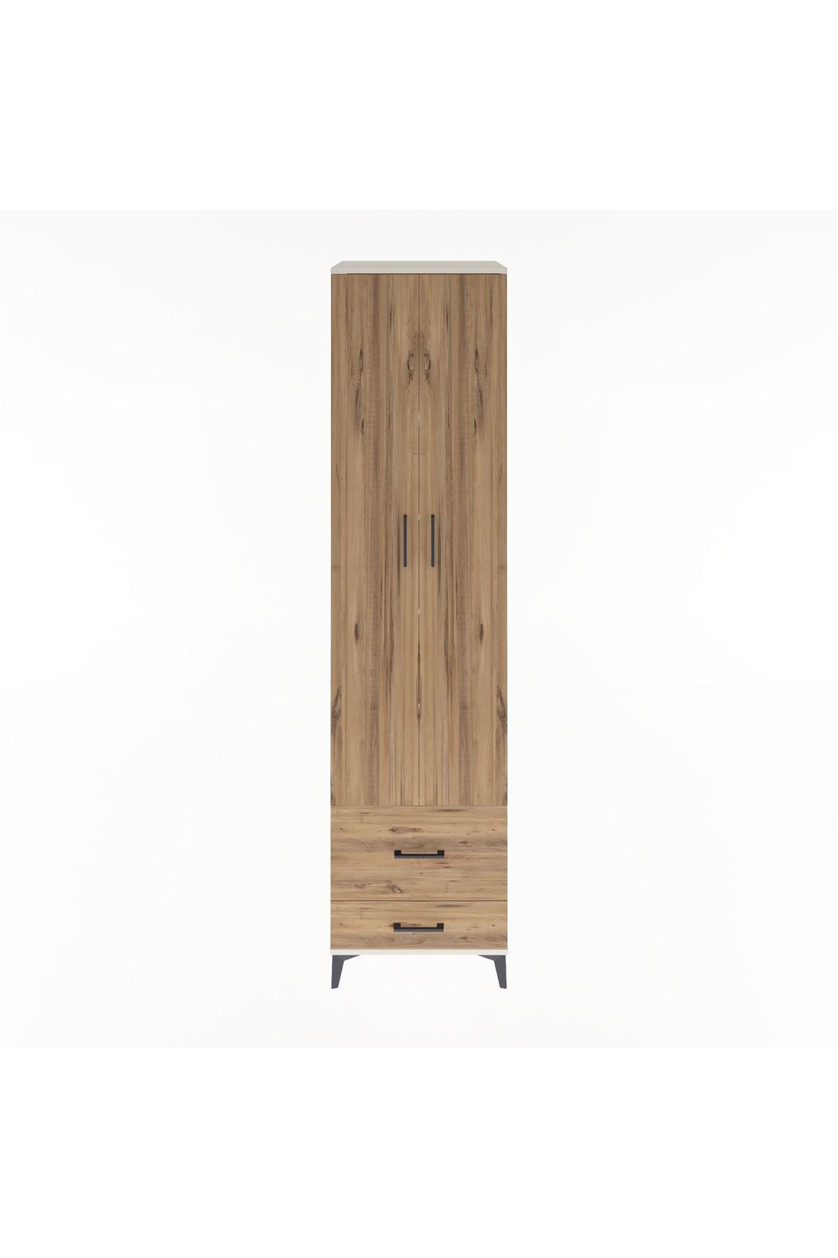 Hyperion Dolap 5 Raflı 2 Çekmeceli 2 Kapaklı 60x44x243 - S65M017V3B
