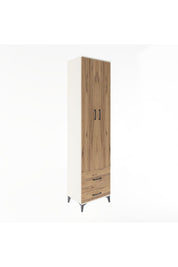 Hyperion Dolap 5 Raflı 2 Çekmeceli 2 Kapaklı 60x44x243 - S65M017V3B