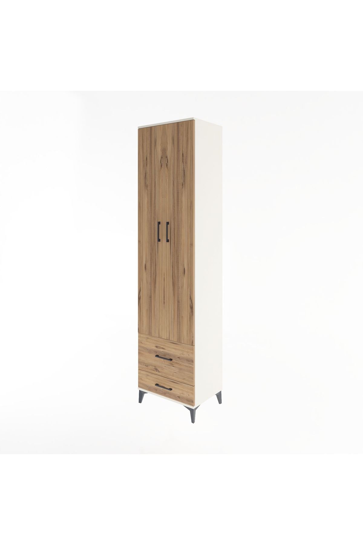 Hyperion Dolap 5 Raflı 2 Çekmeceli 2 Kapaklı 60x44x243 - S65M017V3B