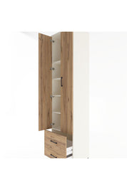 Hyperion Dolap 5 Raflı 2 Çekmeceli 2 Kapaklı 60x44x243 - S65M017V3B