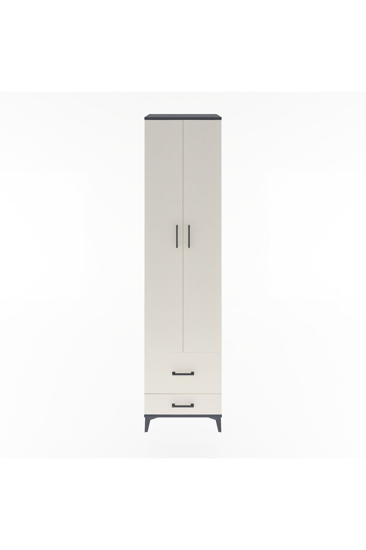 Hyperion Dolap 5 Raflı 2 Çekmeceli 2 Kapaklı 60x44x243 - S65M017V4B