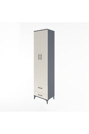 Hyperion Dolap 5 Raflı 2 Çekmeceli 2 Kapaklı 60x44x243 - S65M017V4B