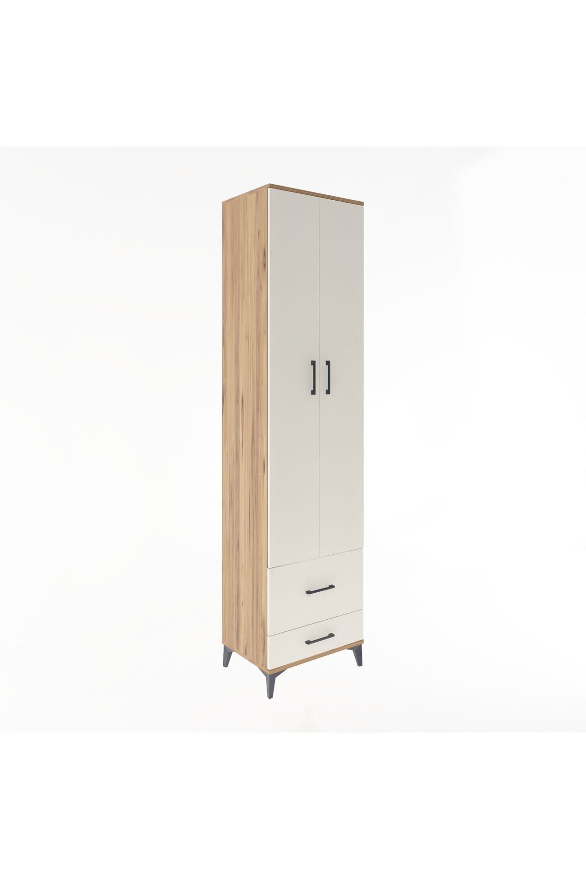 Hyperion Dolap 5 Raflı 2 Çekmeceli 2 Kapaklı 60x44x243 - S65M017V7B