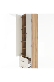 Hyperion Dolap 5 Raflı 2 Çekmeceli 2 Kapaklı 60x44x243 - S65M017V7B