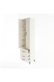 Hyperion Dolap 5 Raflı 3 Çekmeceli 2 Kapaklı 60x44x243 - S65M018V1B