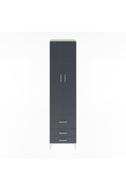 Hyperion Dolap 5 Raflı 3 Çekmeceli 2 Kapaklı 60x44x243 - S65M018V2B