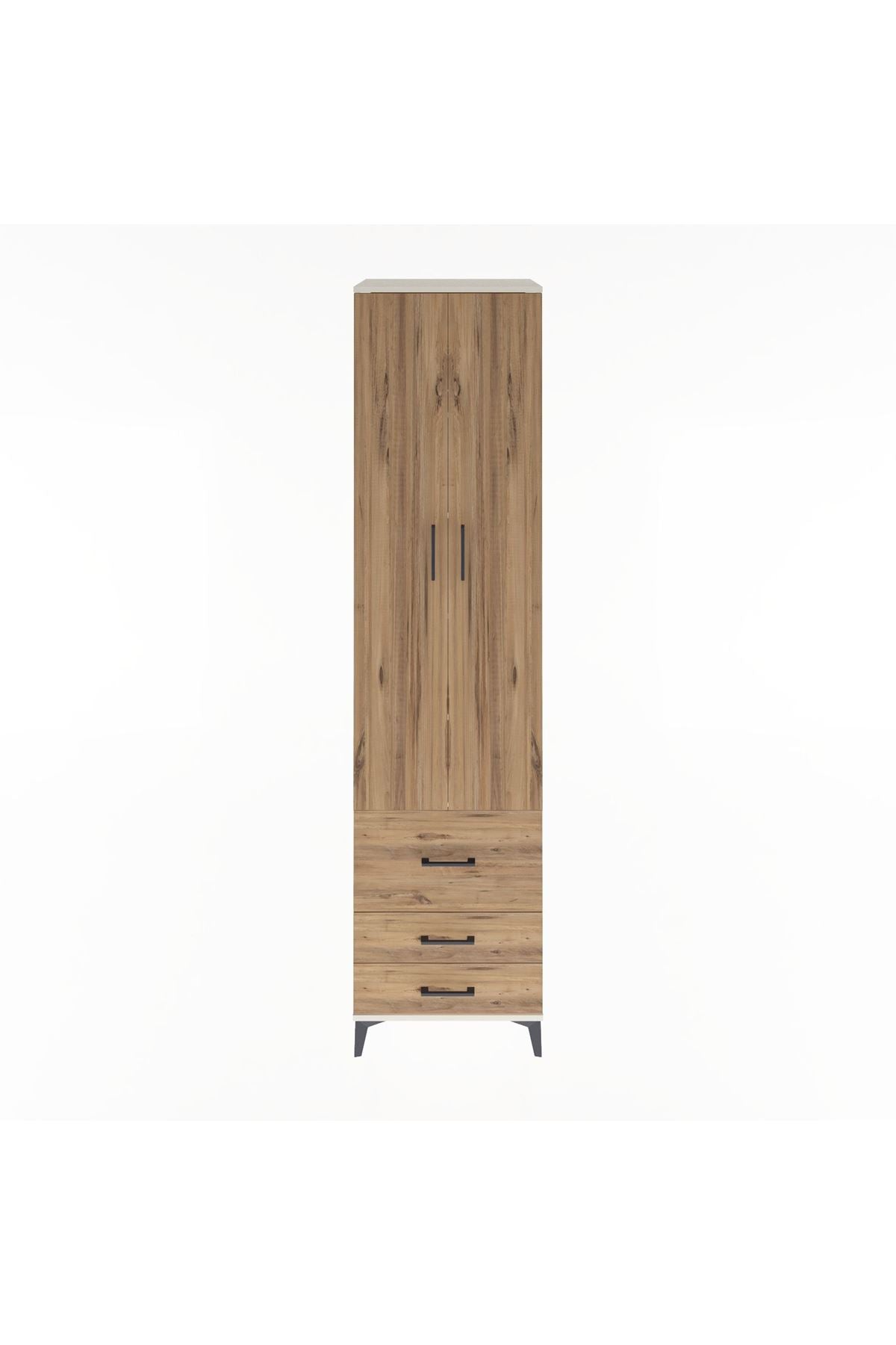 Hyperion Dolap 5 Raflı 3 Çekmeceli 2 Kapaklı 60x44x243 - S65M018V3B