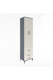 Hyperion Dolap 5 Raflı 3 Çekmeceli 2 Kapaklı 60x44x243 - S65M018V4B