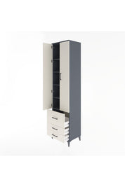 Hyperion Dolap 5 Raflı 3 Çekmeceli 2 Kapaklı 60x44x243 - S65M018V4B