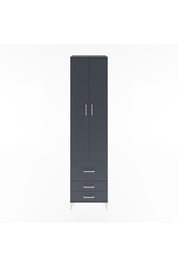 Hyperion Dolap 5 Raflı 3 Çekmeceli 2 Kapaklı 60x44x243 - S65M018V5B