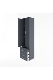 Hyperion Dolap 5 Raflı 3 Çekmeceli 2 Kapaklı 60x44x243 - S65M018V5B
