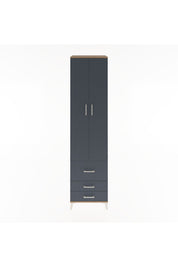 Hyperion Dolap 5 Raflı 3 Çekmeceli 2 Kapaklı 60x44x243 - S65M018V8B