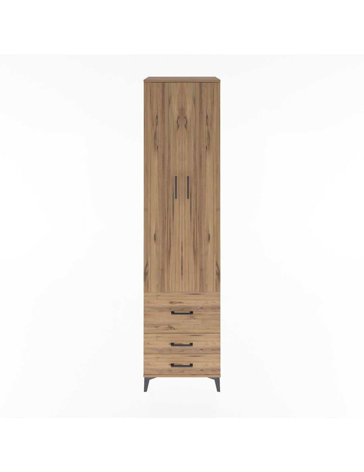 Hyperion Dolap 5 Raflı 3 Çekmeceli 2 Kapaklı 60x44x243 - S65M018V9B