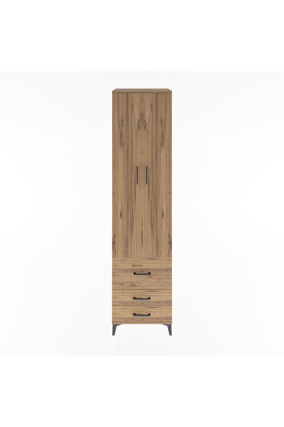 Hyperion Dolap 5 Raflı 3 Çekmeceli 2 Kapaklı 60x44x243 - S65M018V9B