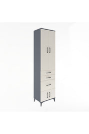 Hyperion Dolap 4 Raflı 3 Çekmeceli 4 Kapaklı 60x44x243 - S65M019V4B