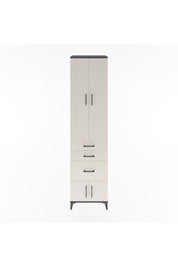 Hyperion Dolap 4 Raflı 3 Çekmeceli 4 Kapaklı 60x44x243 - S65M019V4B