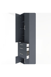 Hyperion Dolap 4 Raflı 3 Çekmeceli 4 Kapaklı 60x44x243 - S65M019V5B