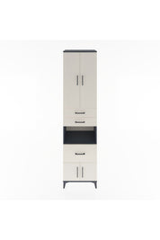 Hyperion Dolap 4 Raflı 3 Çekmeceli 4 Kapaklı 60x44x243 - S65M020V4B