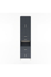 Hyperion Dolap 4 Raflı 3 Çekmeceli 4 Kapaklı 60x44x243 - S65M020V5B