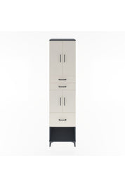 Hyperion Dolap 3 Raflı 3 Çekmeceli 4 Kapaklı 60x44x243 - S65M021V4B