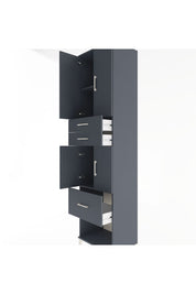 Hyperion Dolap 3 Raflı 3 Çekmeceli 4 Kapaklı 60x44x243 - S65M021V5B