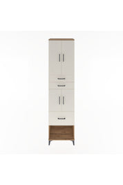 Hyperion Dolap 3 Raflı 3 Çekmeceli 4 Kapaklı 60x44x243 - S65M021V7B