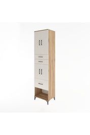 Hyperion Dolap 3 Raflı 3 Çekmeceli 4 Kapaklı 60x44x243 - S65M021V7B