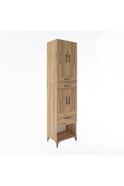 Hyperion Dolap 3 Raflı 3 Çekmeceli 4 Kapaklı 60x44x243 - S65M021V9B