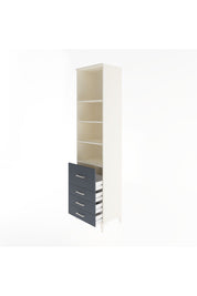 Hyperion Dolap 4 Raflı 4 Çekmeceli 60x44x243 - S65M022V2B
