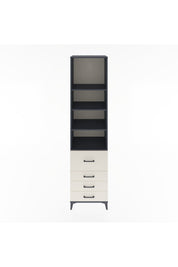 Hyperion Dolap 4 Raflı 4 Çekmeceli 60x44x243 - S65M022V4B