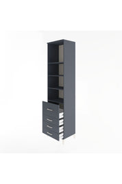 Hyperion Dolap 4 Raflı 4 Çekmeceli 60x44x243 - S65M022V5B