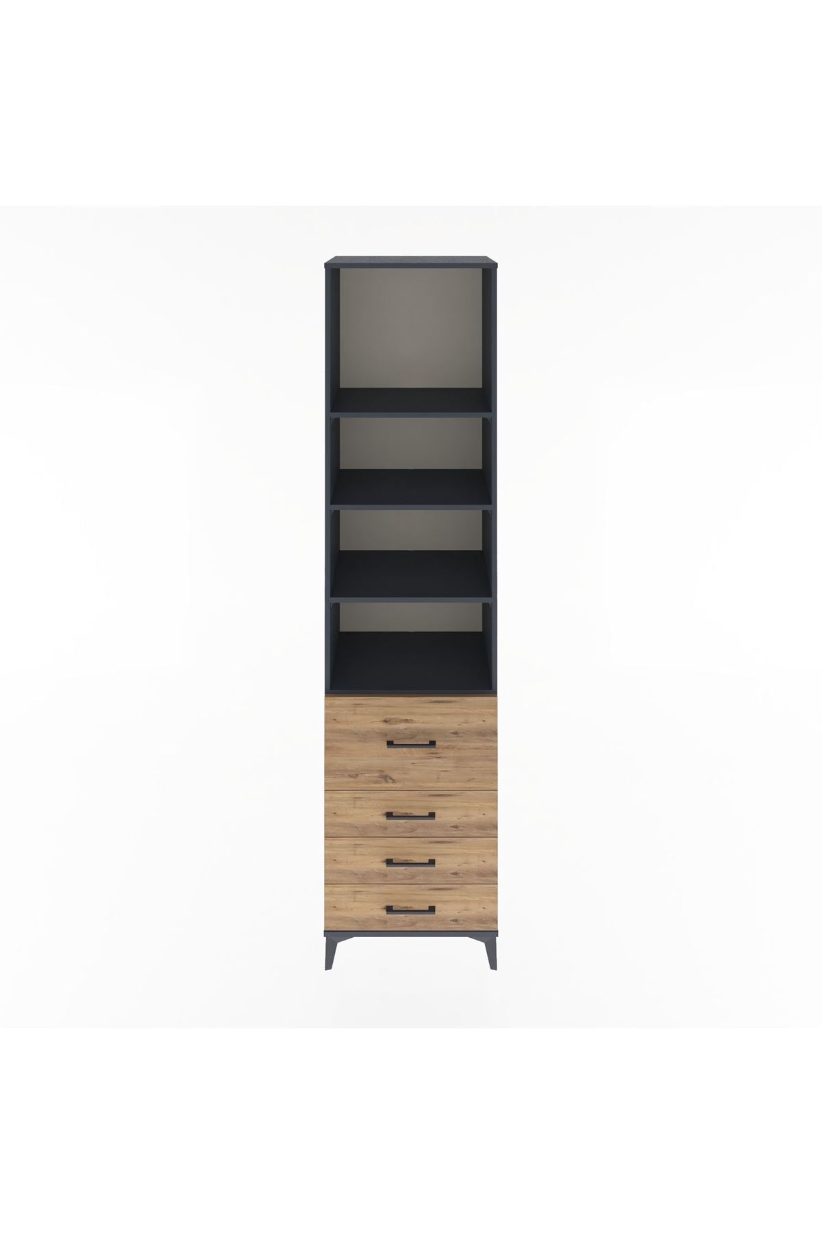 Hyperion Dolap 4 Raflı 4 Çekmeceli 60x44x243 - S65M022V6B