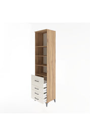Hyperion Dolap 4 Raflı 4 Çekmeceli 60x44x243 - S65M022V7B