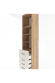 Hyperion Dolap 4 Raflı 4 Çekmeceli 60x44x243 - S65M022V7B