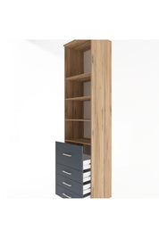 Hyperion Dolap 4 Raflı 4 Çekmeceli 60x44x243 - S65M022V8B