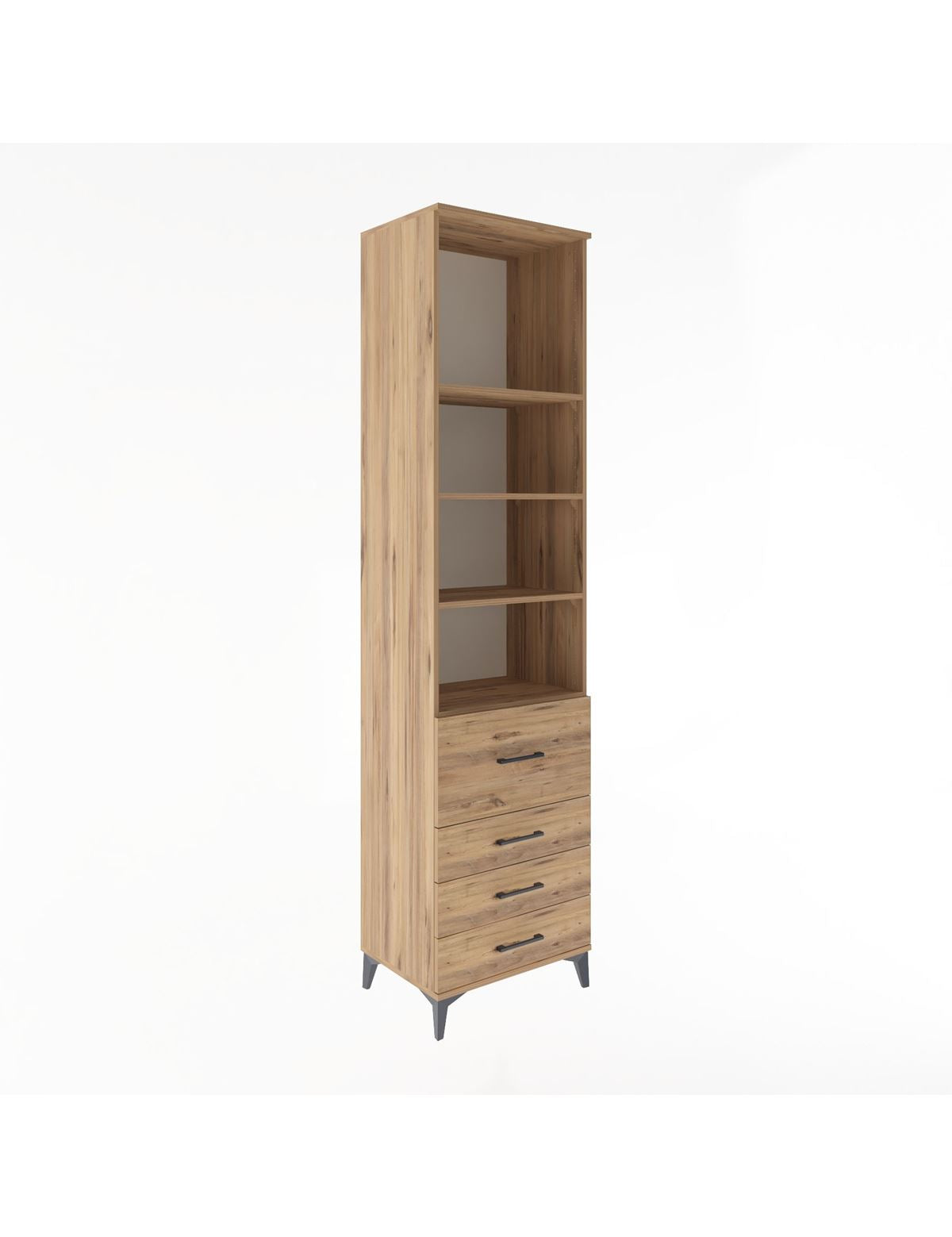 Hyperion Dolap 4 Raflı 4 Çekmeceli 60x44x243 - S65M022V9B