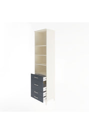 Hyperion Dolap 4 Raflı 4 Çekmeceli 60x44x243 - S65M023V2B